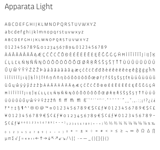 apparata light glyph map